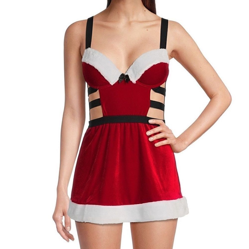New Cinema Etoile Santa Baby Strappy Babydoll